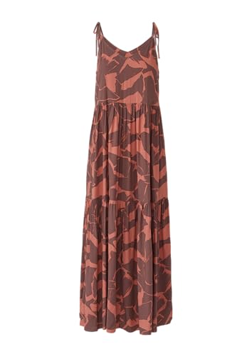 QS Langes Viskosekleid Papaya 38 von QS