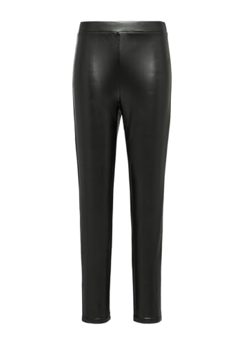 QS Leggings in Fake-Leather-Optik schwarz 42 von QS