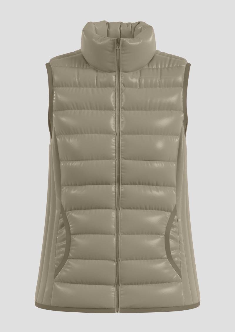 QS - Leicht wattierte Steppweste, Damen, Grün von QS