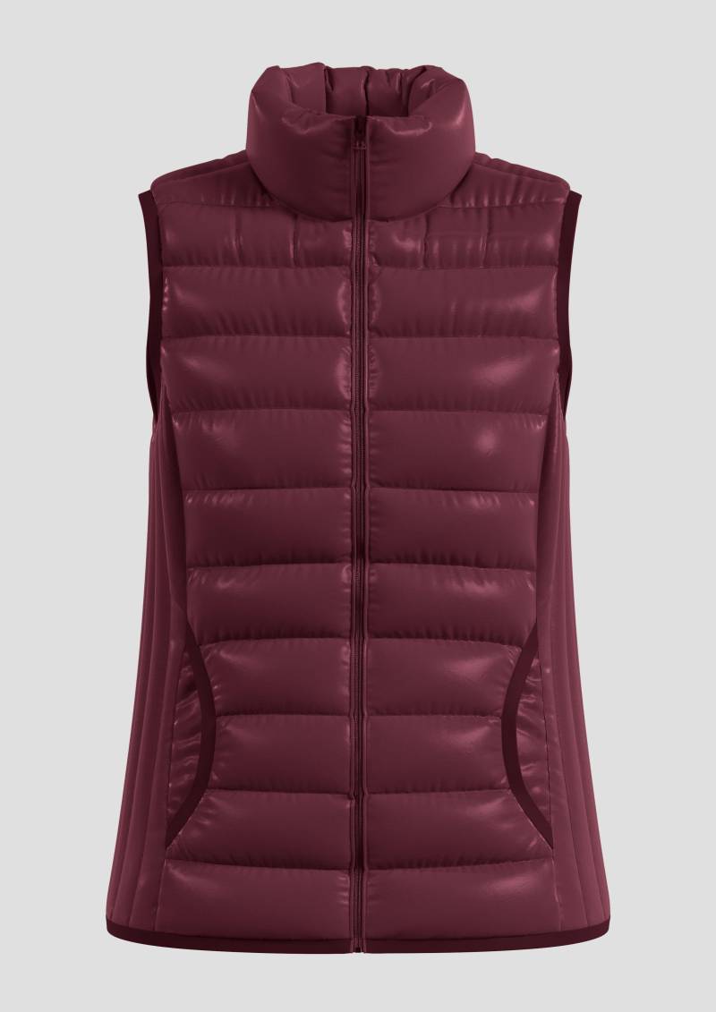 QS - Leicht wattierte Steppweste, Damen, rot von QS