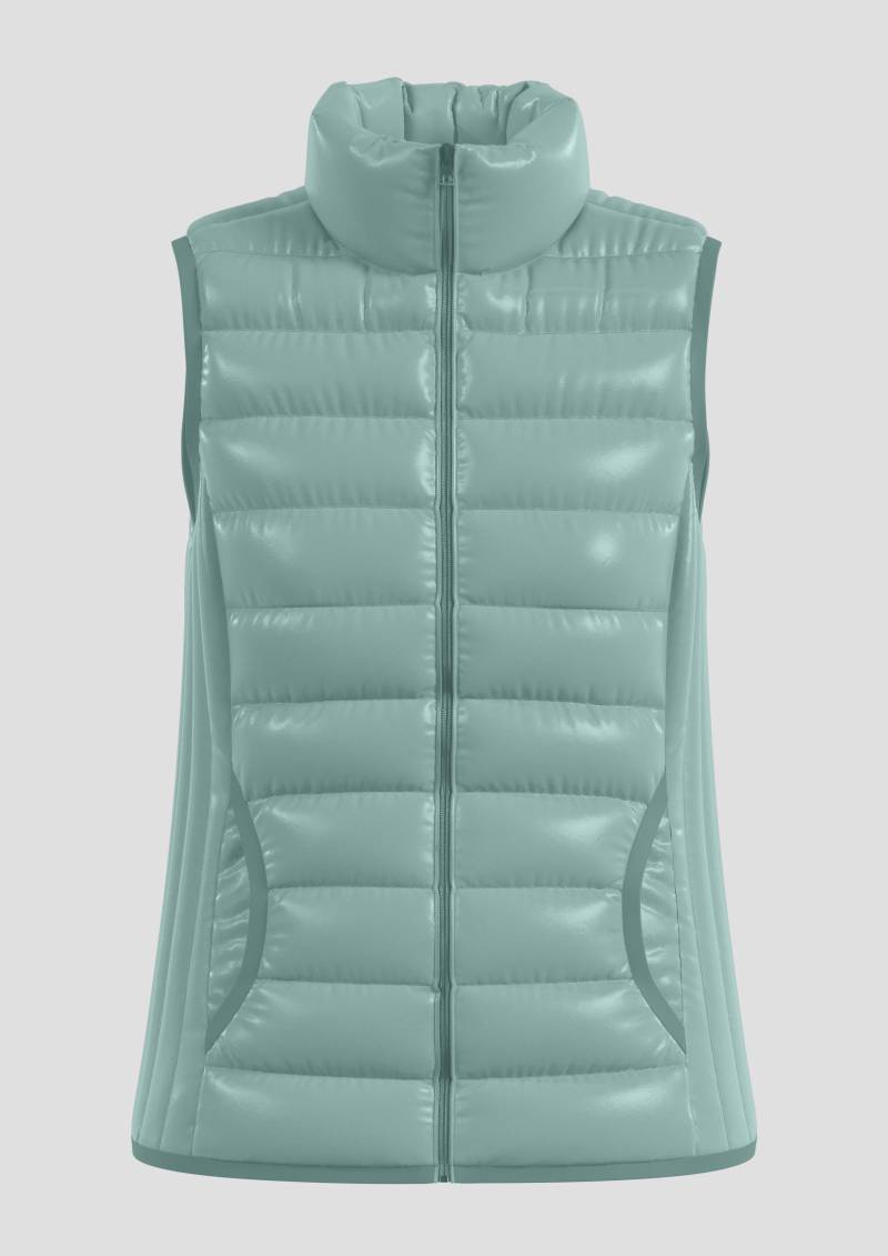 QS - Leicht wattierte Steppweste, Damen, türkis von QS