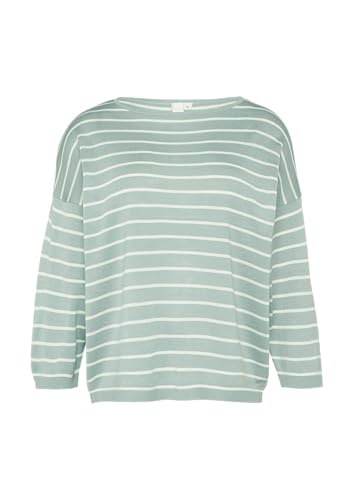 QS Leichter Strickpullover aus Viskosemix salbeigrün S von QS