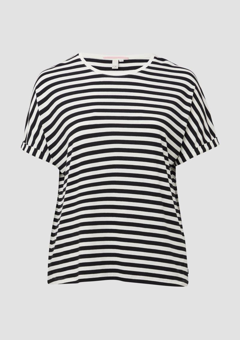 QS - Locker geschnittenes T-Shirt aus Modalmix, Damen, schwarz QS - Locker geschnittenes T-Shirt aus Modalmix, Damen, schwarz von QS