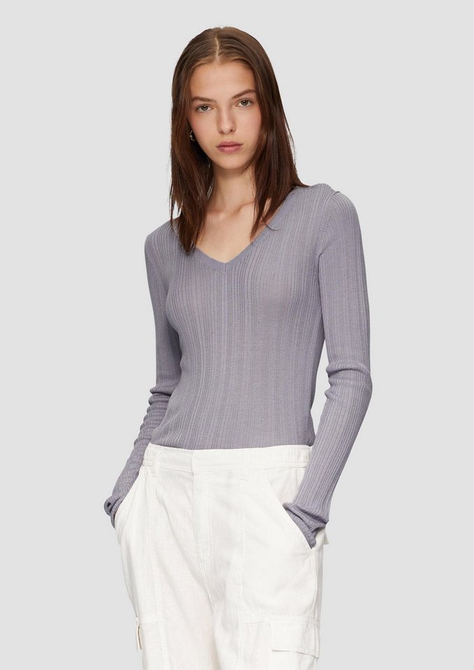 QS Longpullover Strickpullover (1-tlg) von QS