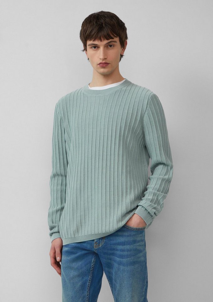 QS Longpullover Strickpullover Baumwollpullover in Strukturstrick (1-tlg) von QS