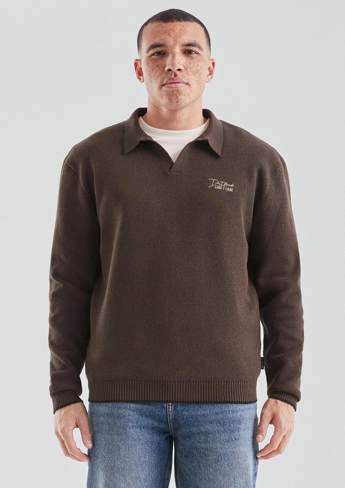 QS Longpullover Strickpullover Strickpullover mit Polokragen (1-tlg) von QS