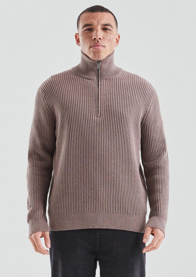 QS Longpullover Strickpullover Troyer mit Kaschmir von QS