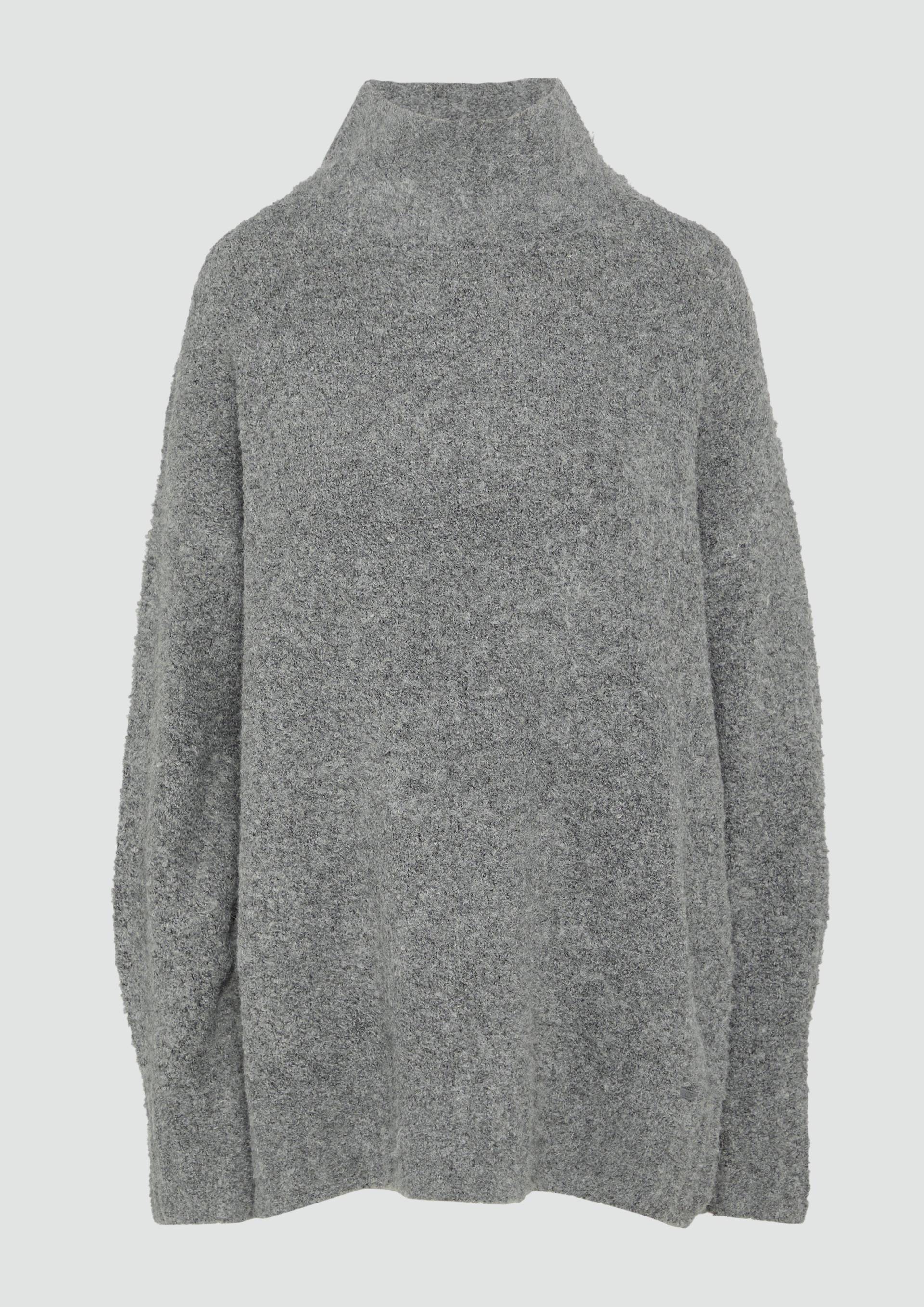 QS - Longpullover aus Bouclé - Strick, Damen, grau QS - Longpullover aus Bouclé - Strick, Damen, grau von QS
