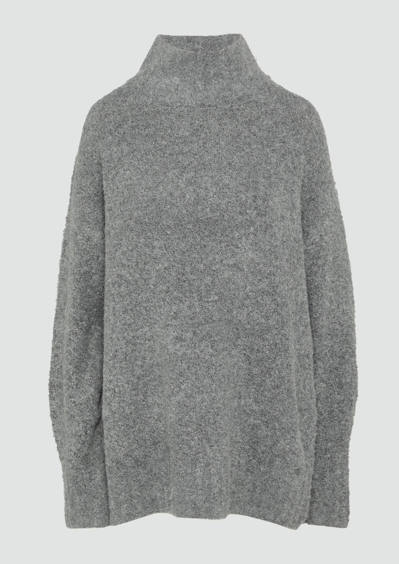 QS - Longpullover aus Bouclé - Strick, Damen, grau QS - Longpullover aus Bouclé - Strick, Damen, grau von QS
