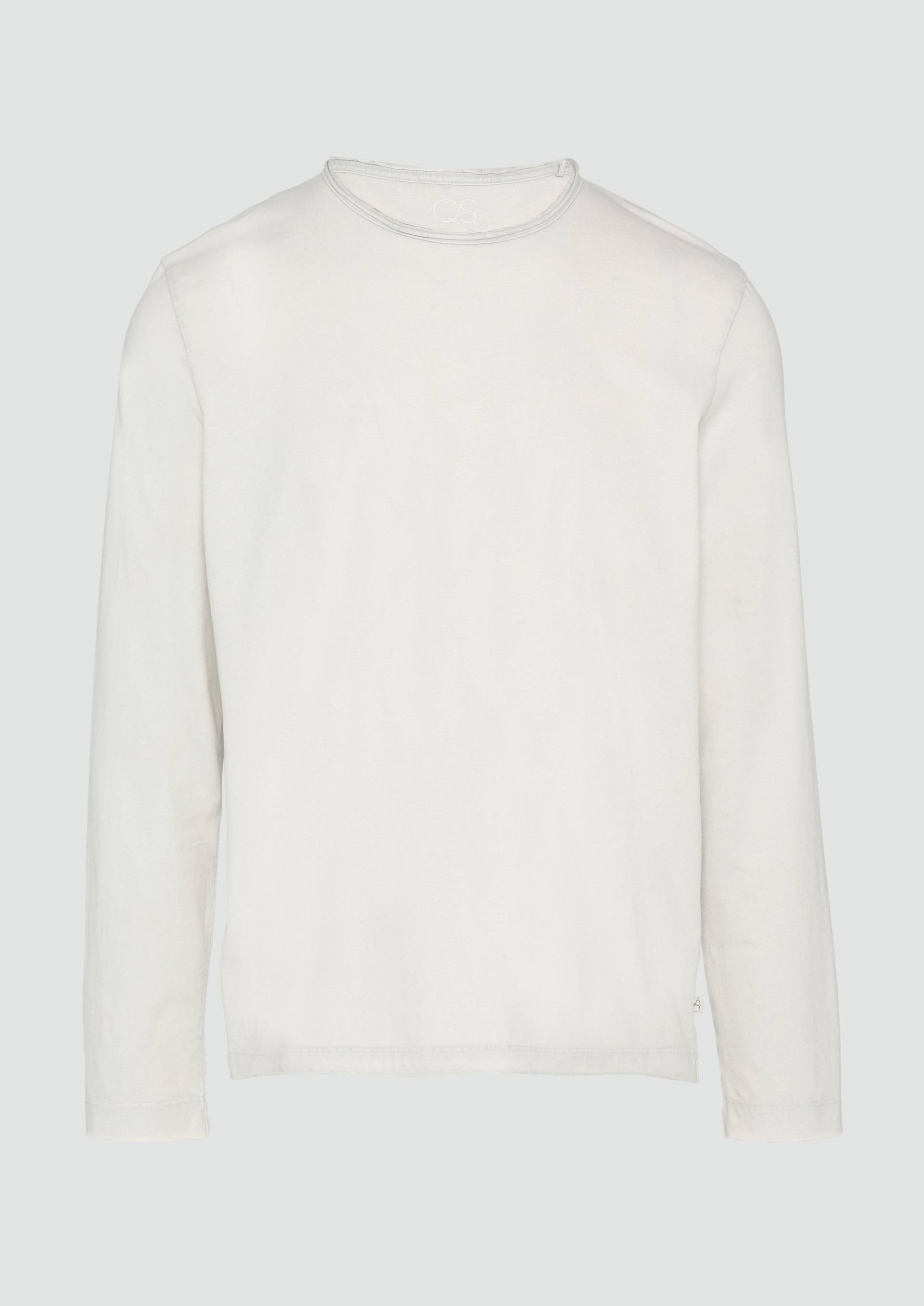 QS - Longsleeve mit Acid Wash, Herren, grau QS - Longsleeve mit Acid Wash, Herren, grau von QS