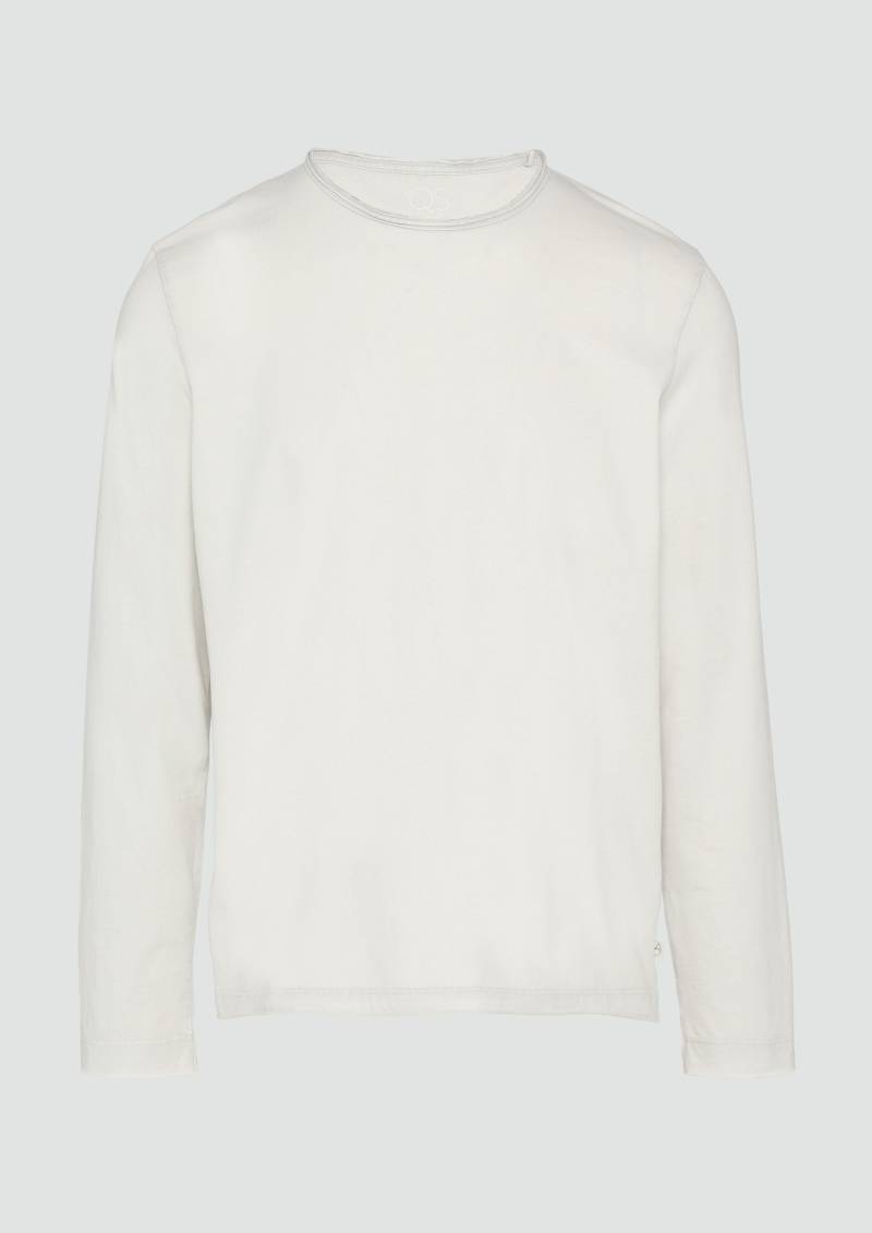 QS - Longsleeve mit Acid Wash, Herren, grau QS - Longsleeve mit Acid Wash, Herren, grau von QS
