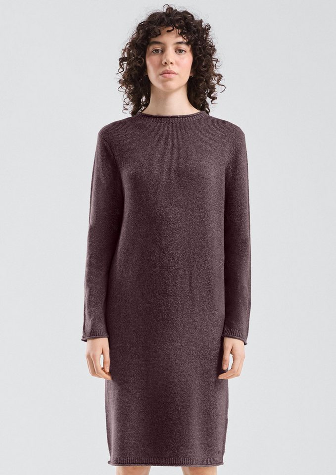 QS Midikleid Kleid Meliertes Strickkleid von QS