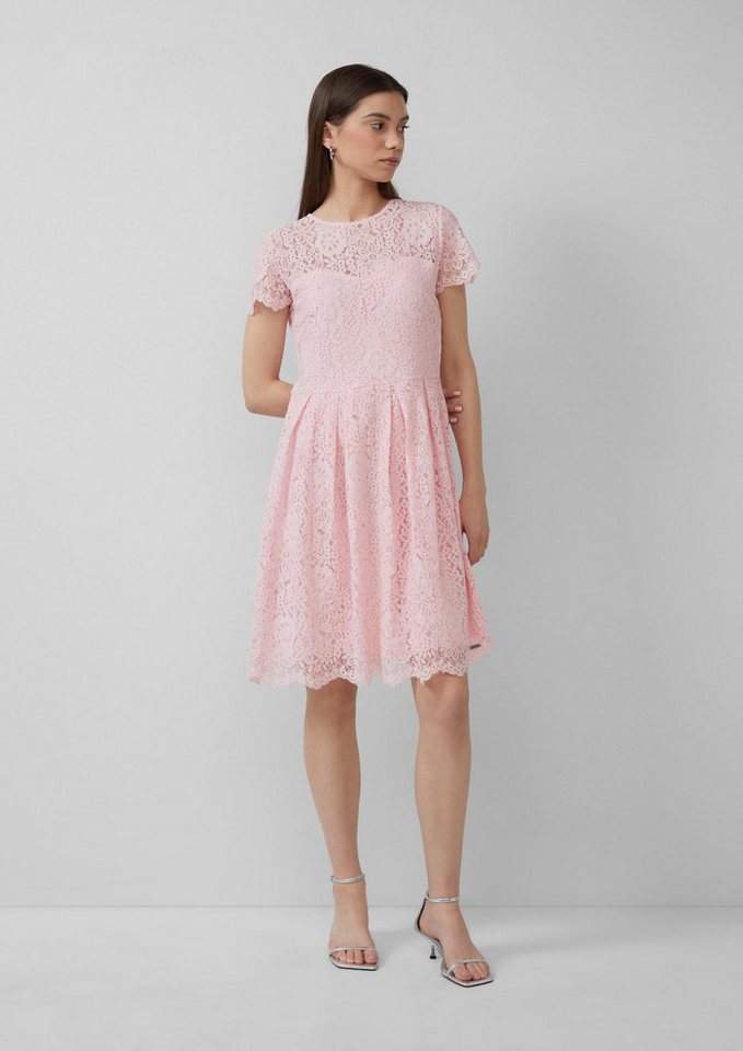QS Minikleid Kleid Tailliertes Spitzenkleid von QS