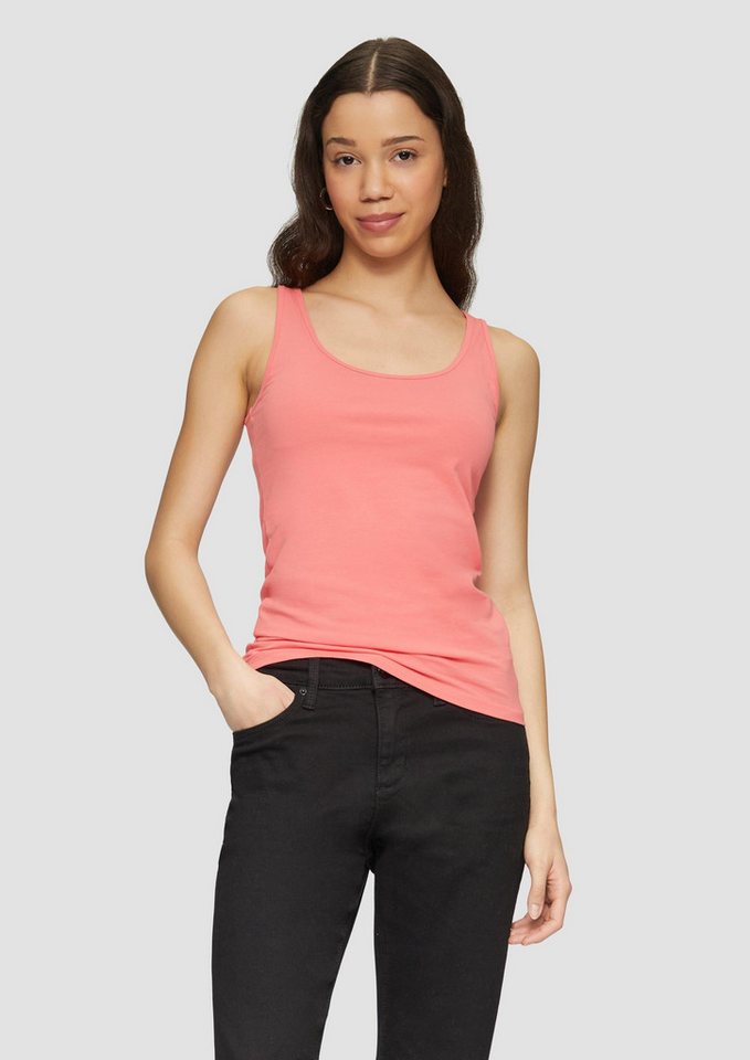 QS Muskelshirt T-Shirt Top aus Baumwolljersey von QS