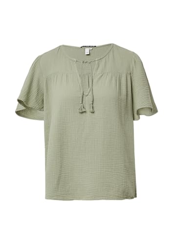 QS Musselin-Bluse mit Bindeband salbeigrün 44 von QS