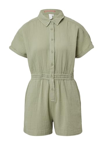QS Musselin-Overall mit Elastikbund in der Taille salbeigrün 36 von QS