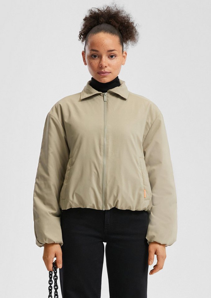 QS Funktionsjacke Outdoor-Jacke Leicht wattierter Blouson mit überschnittener Schulter von QS