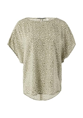 QS Damen 2146337 Bluse Kurzarm, Green 72A1, 36 von QS