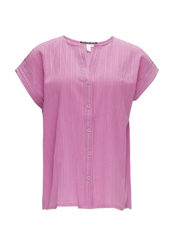 QS Oversize-Bluse mit Strukturmuster Lavendel 34 von QS