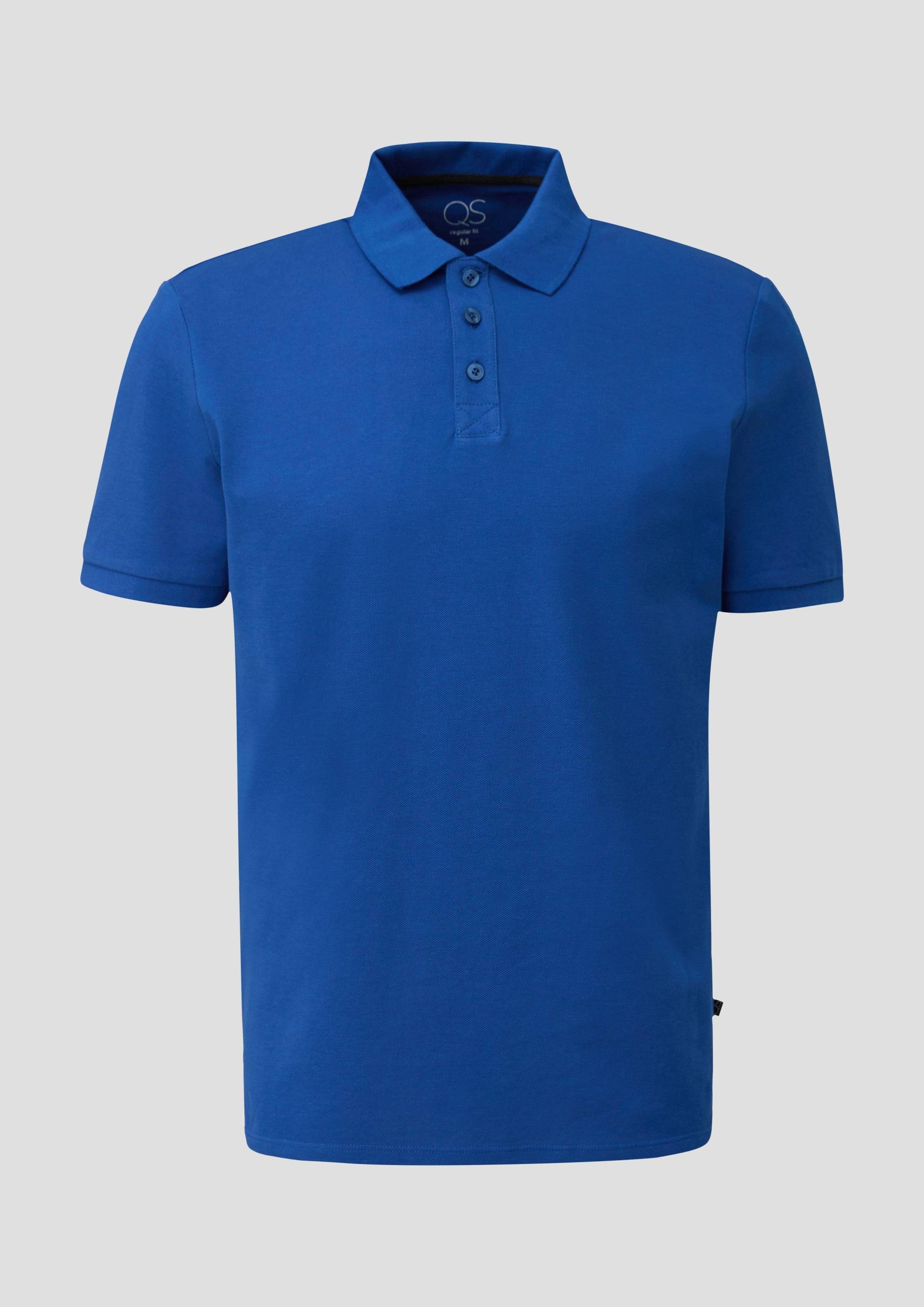 QS - Poloshirt aus Baumwolle, Herren, blau von QS