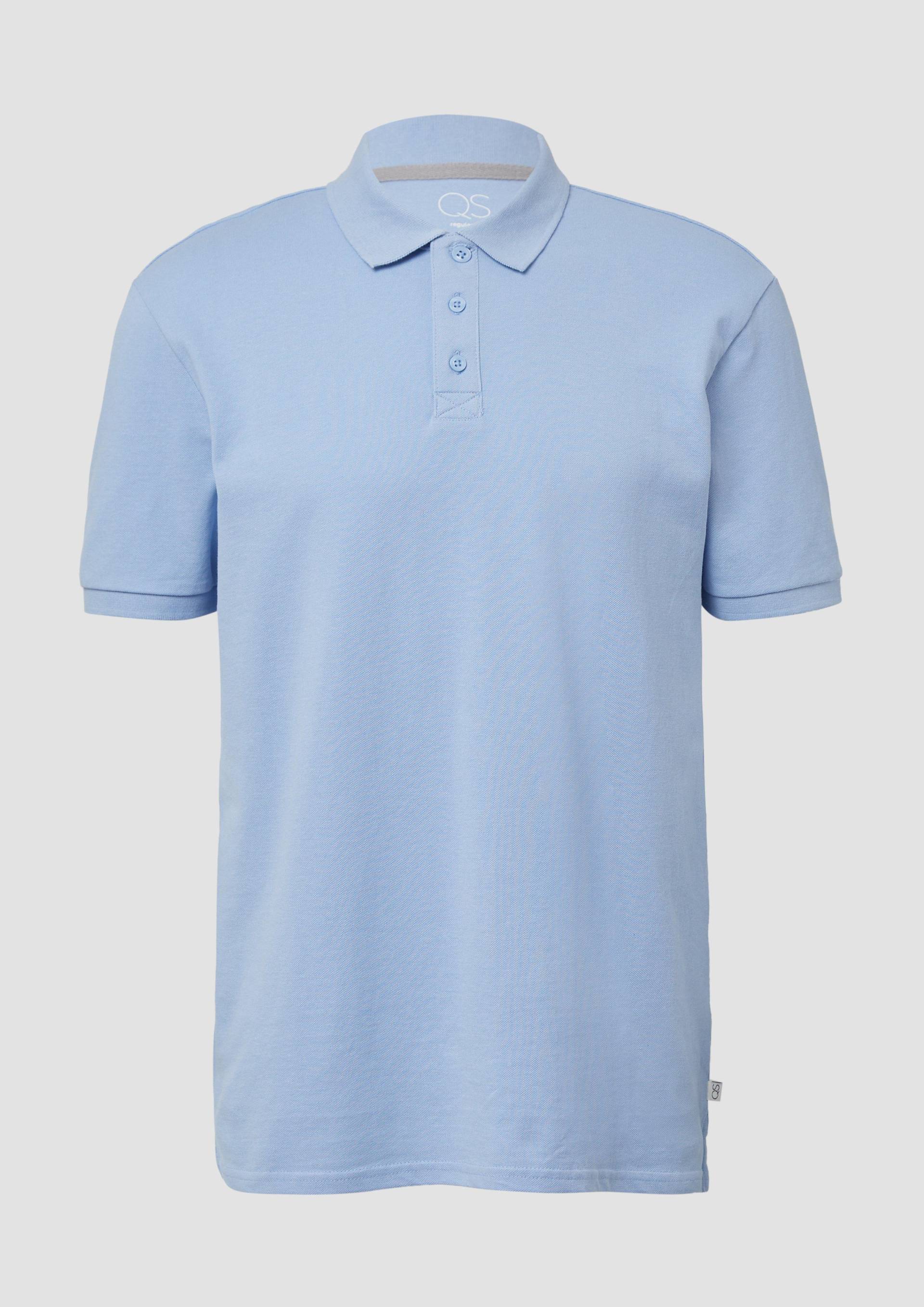 QS - Poloshirt aus Piqué, Herren, blau QS - Poloshirt aus Piqué, Herren, blau von QS