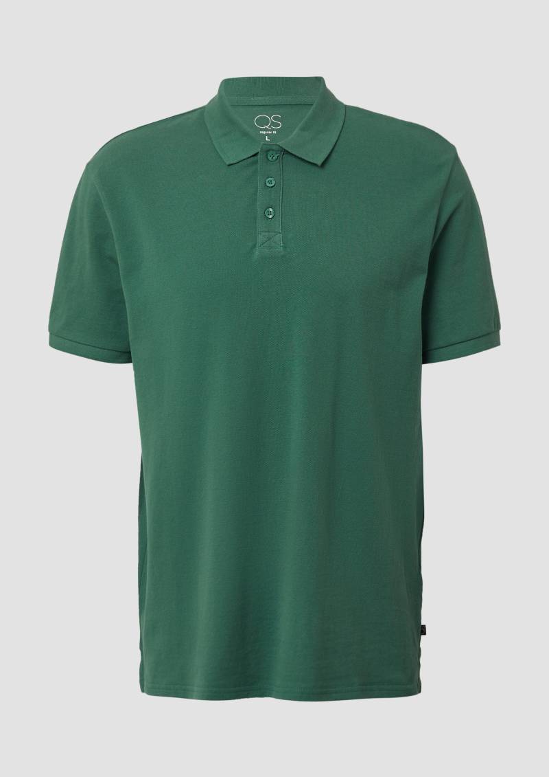QS - Basic Polo-Shirt mit Piquéstruktur, Herren, grün QS - Basic Polo-Shirt mit Piquéstruktur, Herren, grün von QS