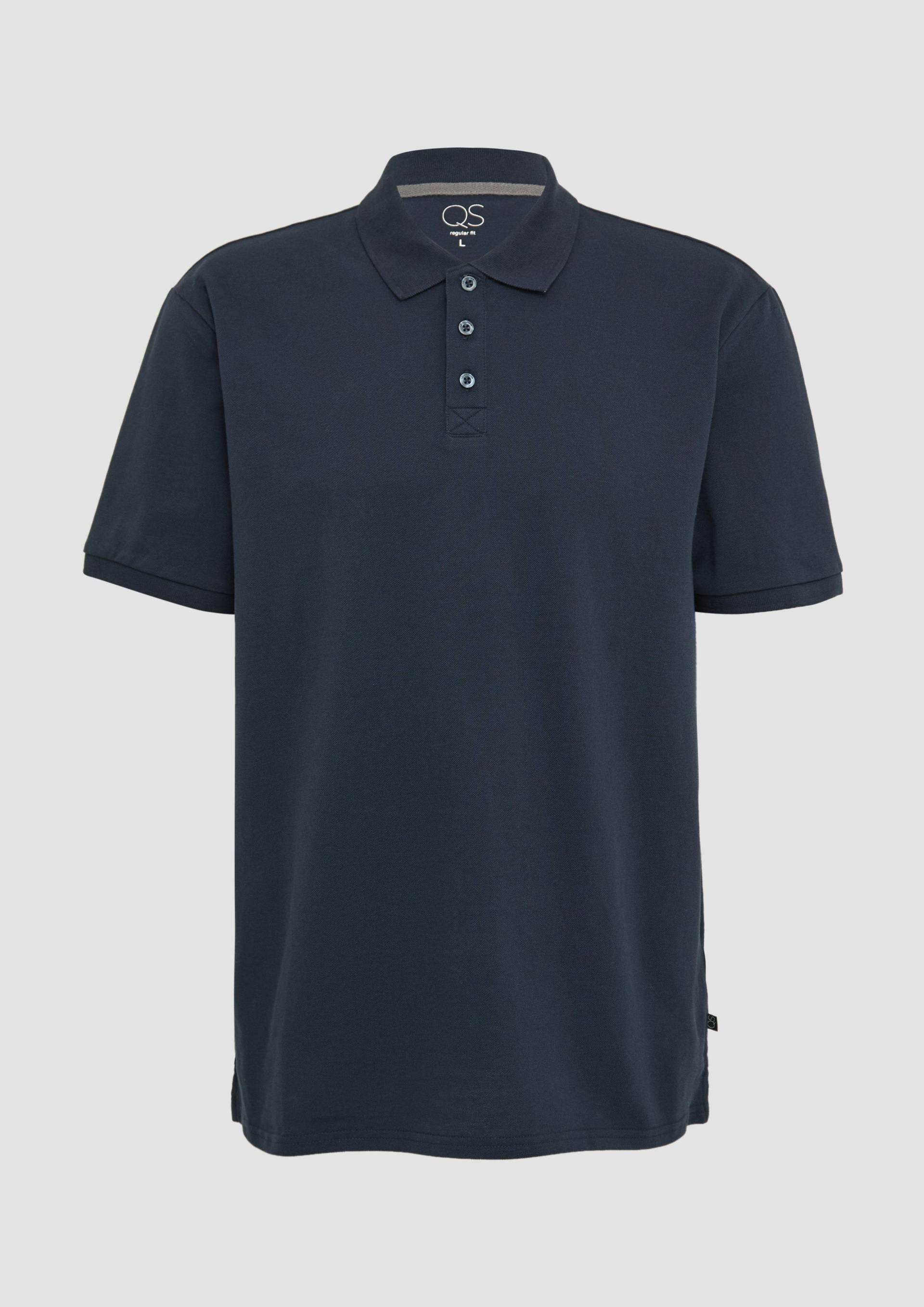 QS - Poloshirt aus Piqué, Herren, blau QS - Poloshirt aus Piqué, Herren, blau von QS