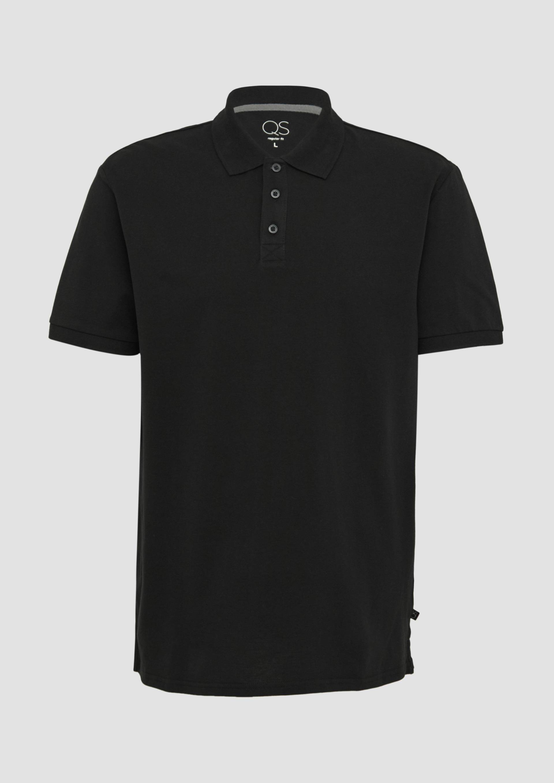 QS - Poloshirt aus Piqué, Herren, schwarz QS - Poloshirt aus Piqué, Herren, schwarz von QS