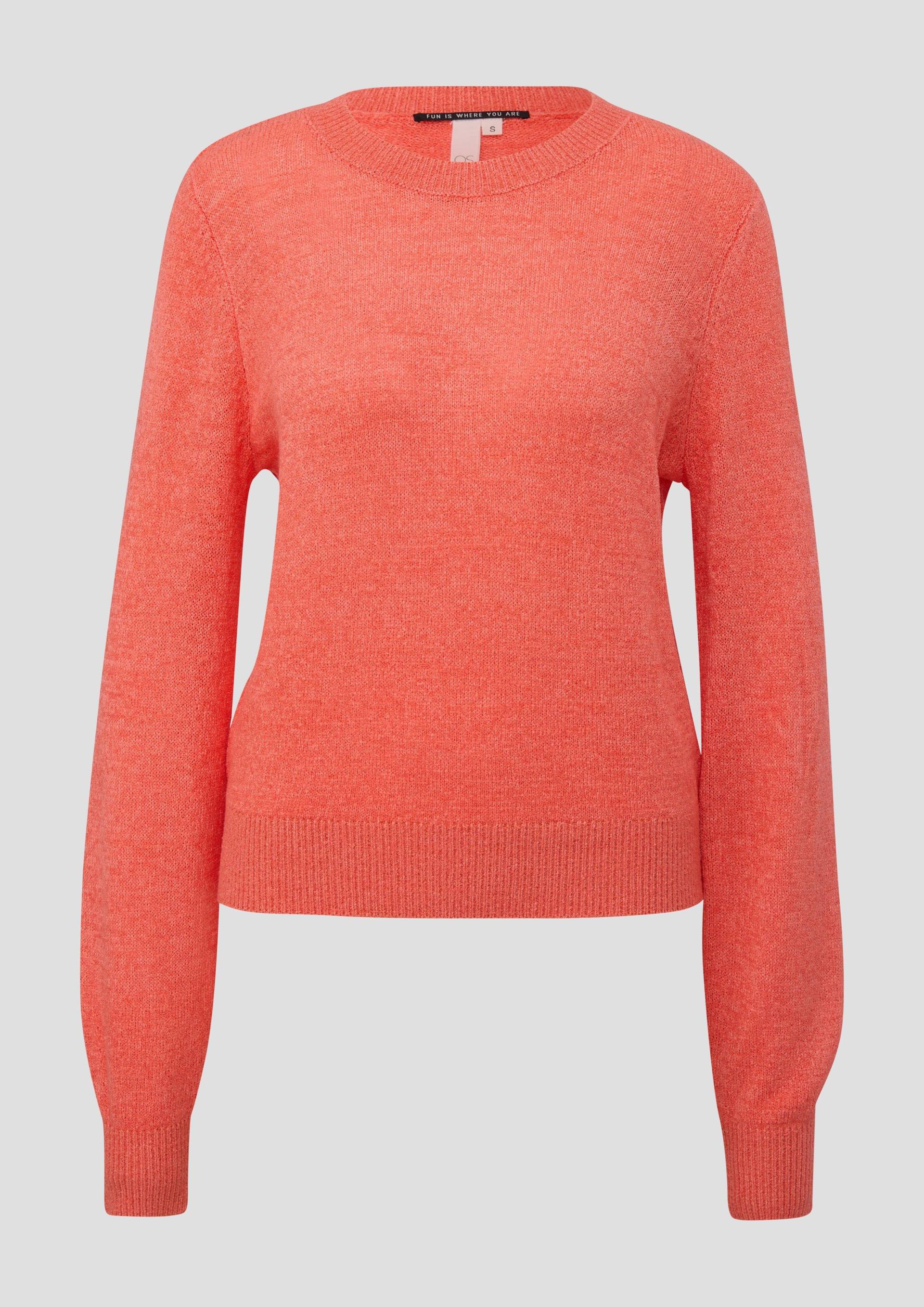 QS - Pullover aus Strick, Damen, Orange von QS