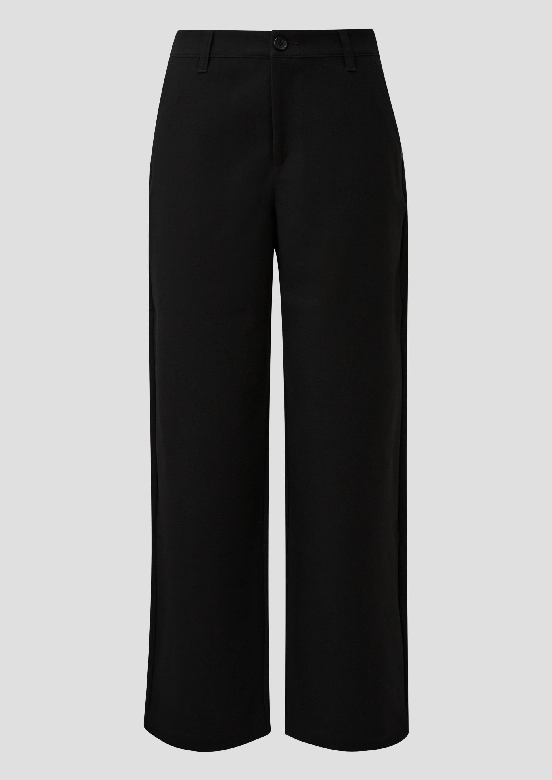 QS - Wide Leg Hose | QS x Vanessa Mai, Damen, schwarz von QS