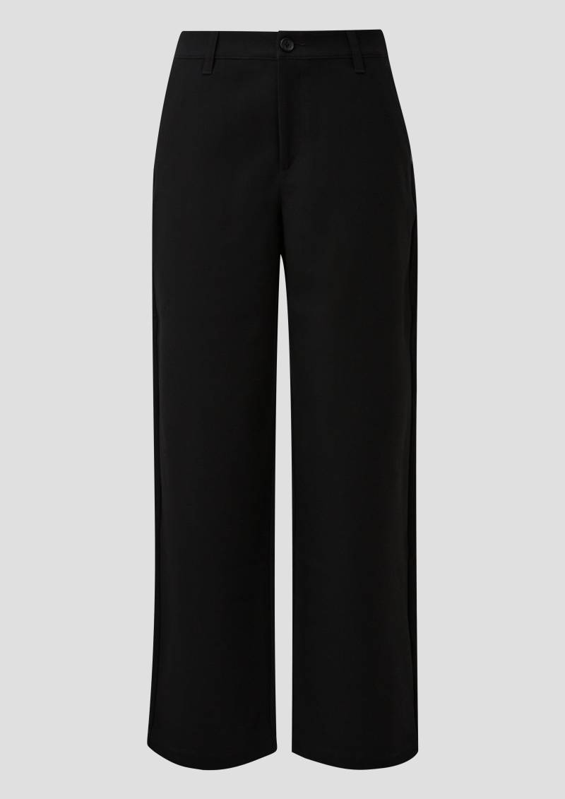 QS - Wide Leg Hose | QS x Vanessa Mai, Damen, schwarz von QS