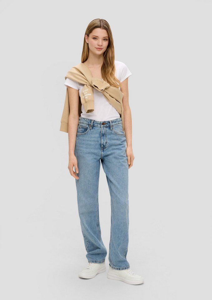 QS Regular-fit-Jeans Jeans-Hose Jeans / Loose Fit / Mid Rise / Straight Leg von QS