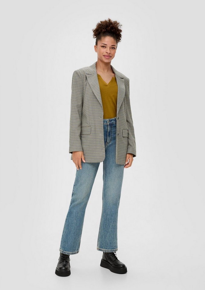 QS Regular-fit-Jeans Jeans-Hose MEGAN Megan Ankle-Jeans / Regular Fit / High Rise / Straight Leg von QS
