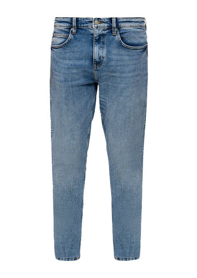 QS Regular-fit-Jeans SHAWN (1-tlg) Regular Fit, Bundhöhe: Medium rise, Beinverlauf: Tapered Leg von QS