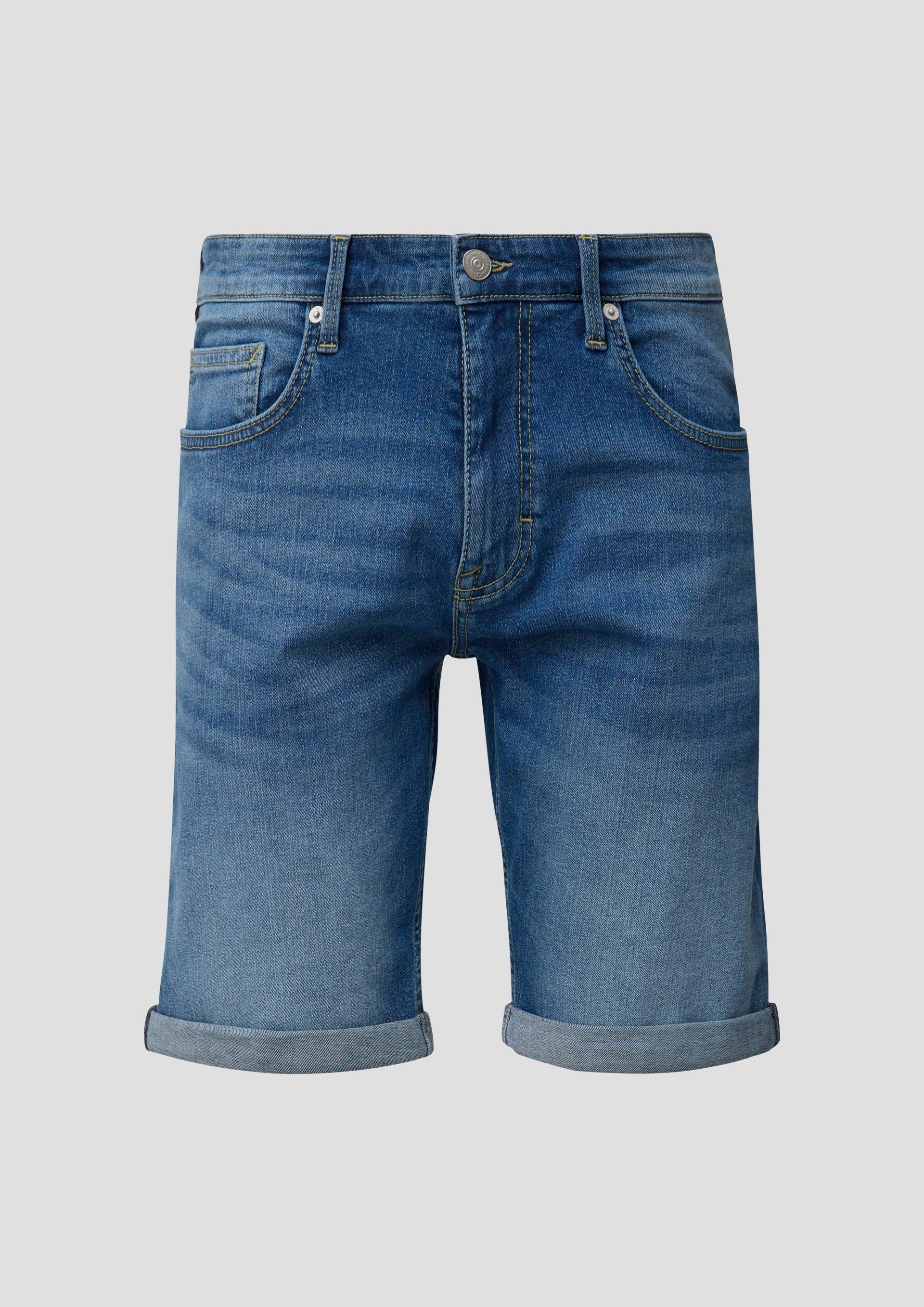 QS - Regular: Shorts im Denim-Look, Herren, blau von QS