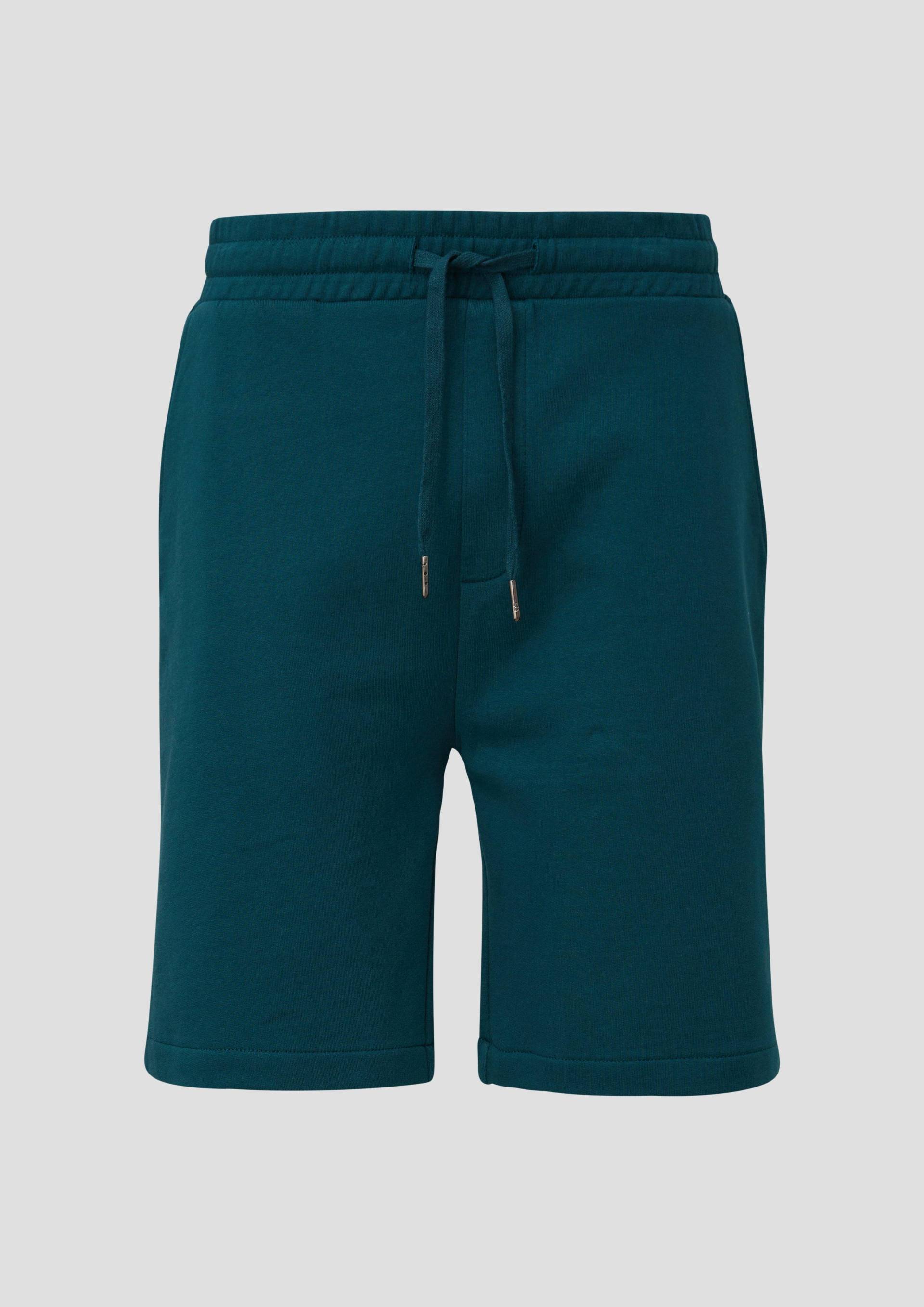 QS - Regular: Sweat-Shorts mit Tunnelzug, Herren, Blau von QS