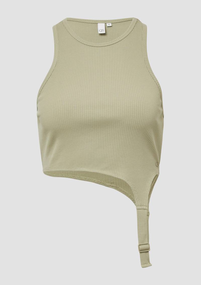 QS - Ripptop mit Schnallendetail | QS x Vanessa Mai, Damen, Grün QS - Ripptop mit Schnallendetail | QS x Vanessa Mai, Damen, Grün von QS