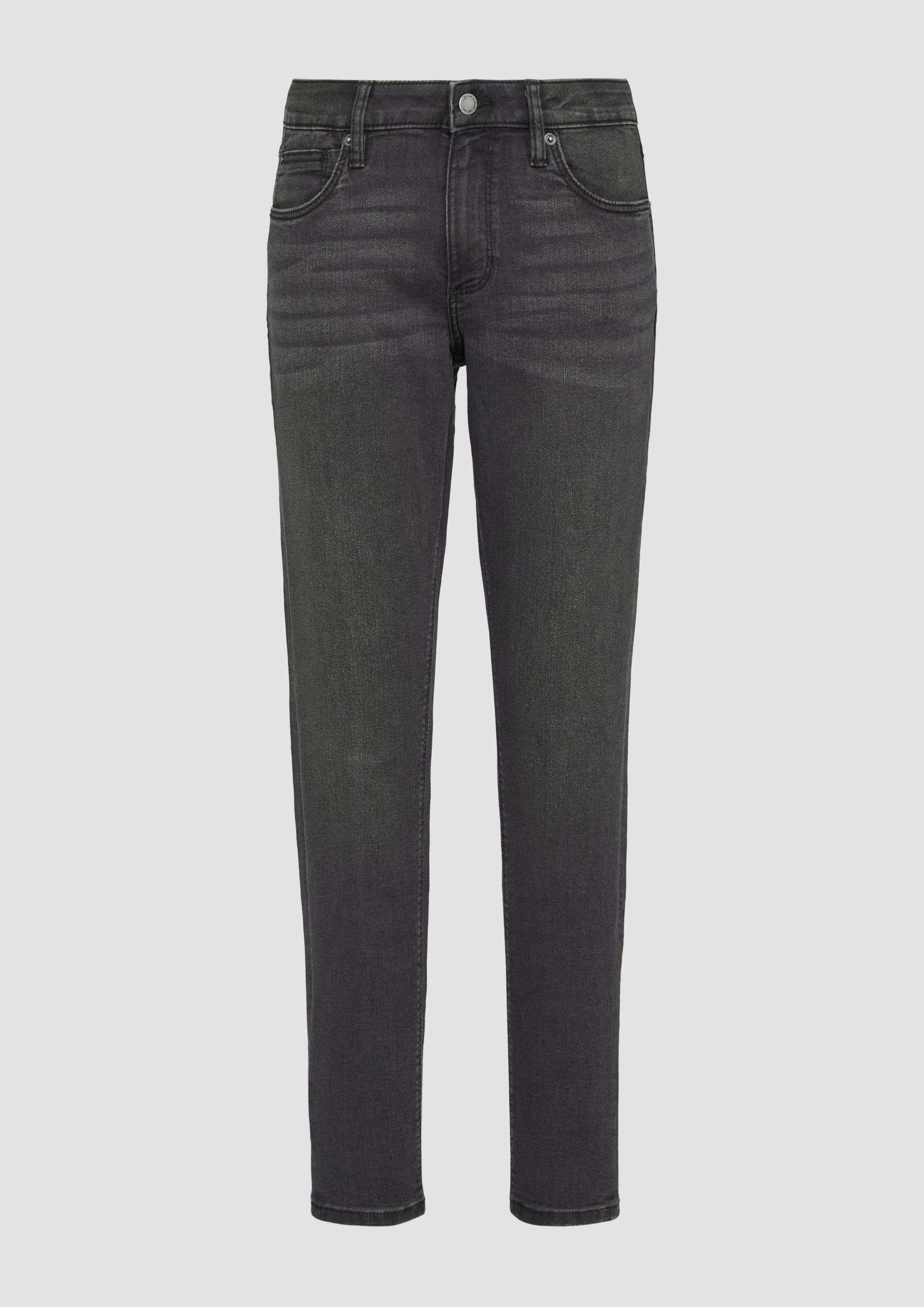 QS - Sadie / Skinny Fit / Mid Rise / Skinny Leg, Damen, grau von QS