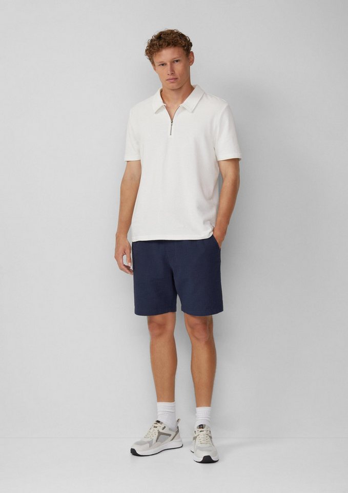 QS Shorts Bermuda Shorts aus Strukturkrepp von QS