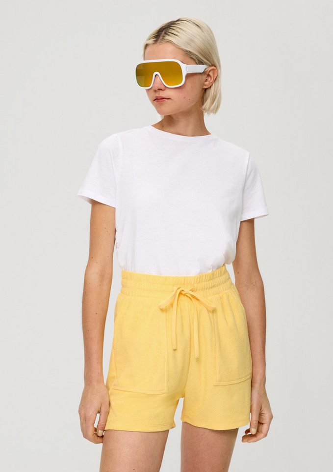 QS Shorts Hose Relaxed: Frottee-Shorts mit Elastikbund (1-tlg) von QS