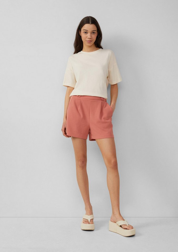 QS Shorts Hose Shorts aus Interlockjersey von QS