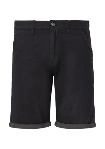 QS Shorts John/Regular Fit/Mid Rise/fixierter Turn-up schwarz 34 von QS