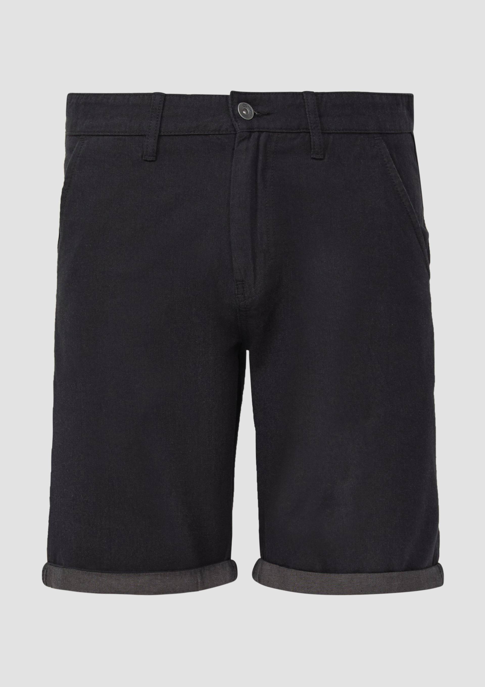 QS - Shorts John / Regular Fit / Mid Rise / fixierter Turn-up, Herren, schwarz QS - Shorts John / Regular Fit / Mid Rise / fixierter Turn-up, Herren, schwarz von QS