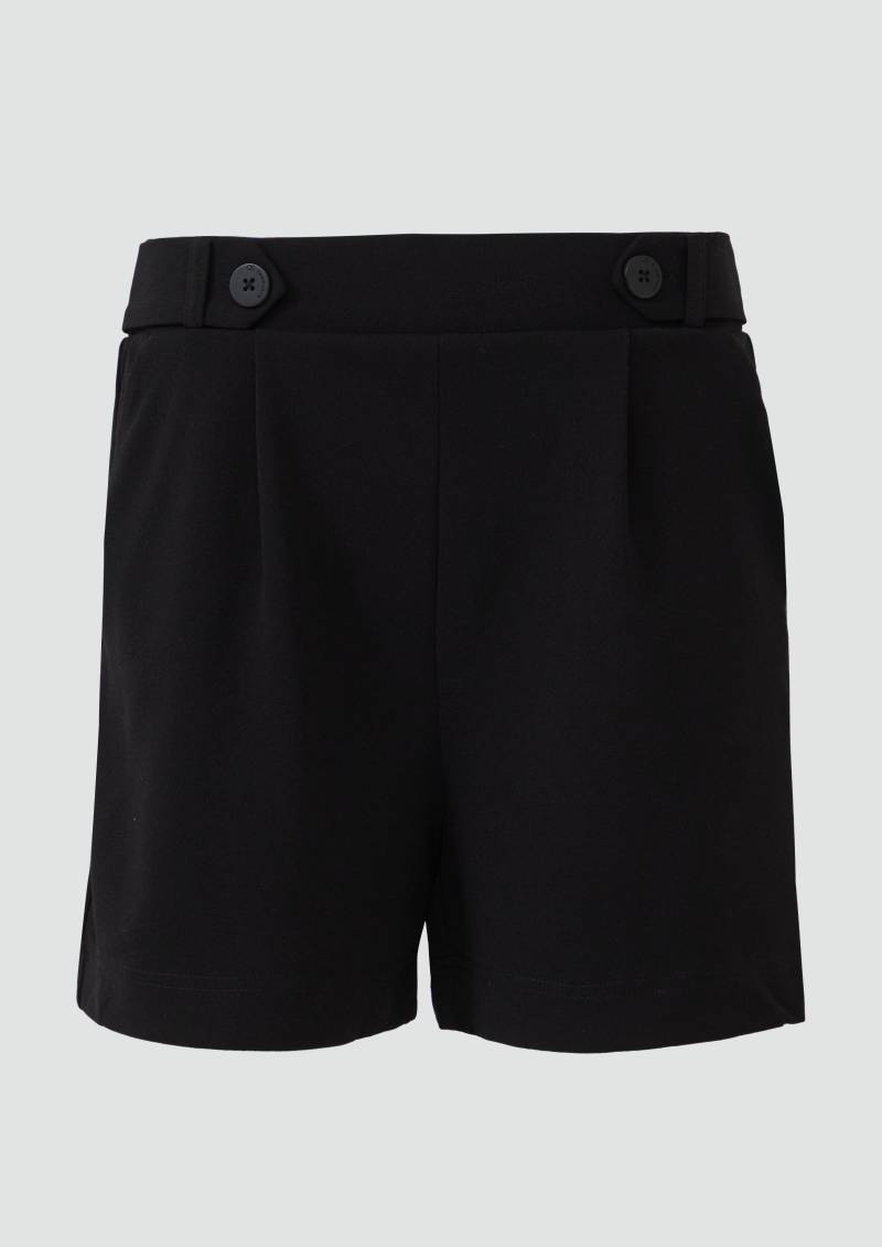 QS - Shorts aus Interlockjersey, Damen, schwarz von QS
