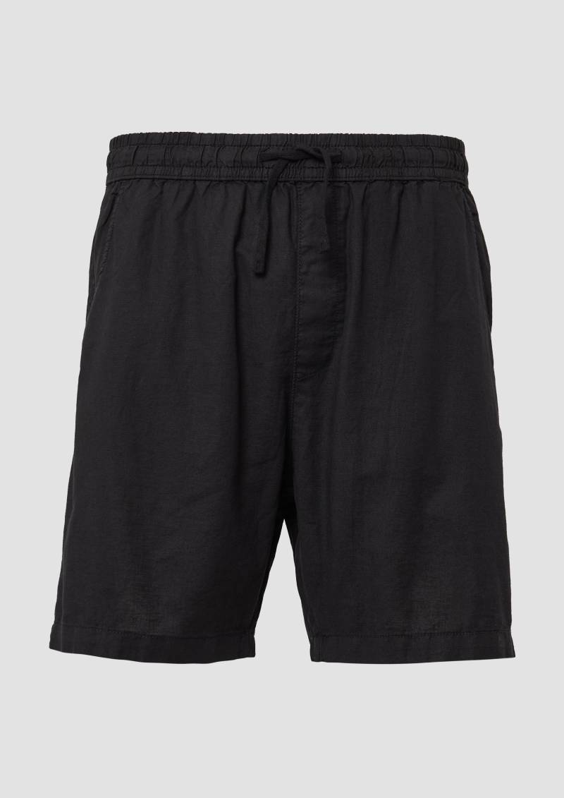 QS - Shorts aus Leinenmix, Herren, schwarz QS - Shorts aus Leinenmix, Herren, schwarz von QS