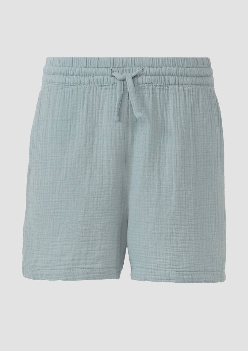 QS - Shorts aus Musselin, Damen, grün von QS