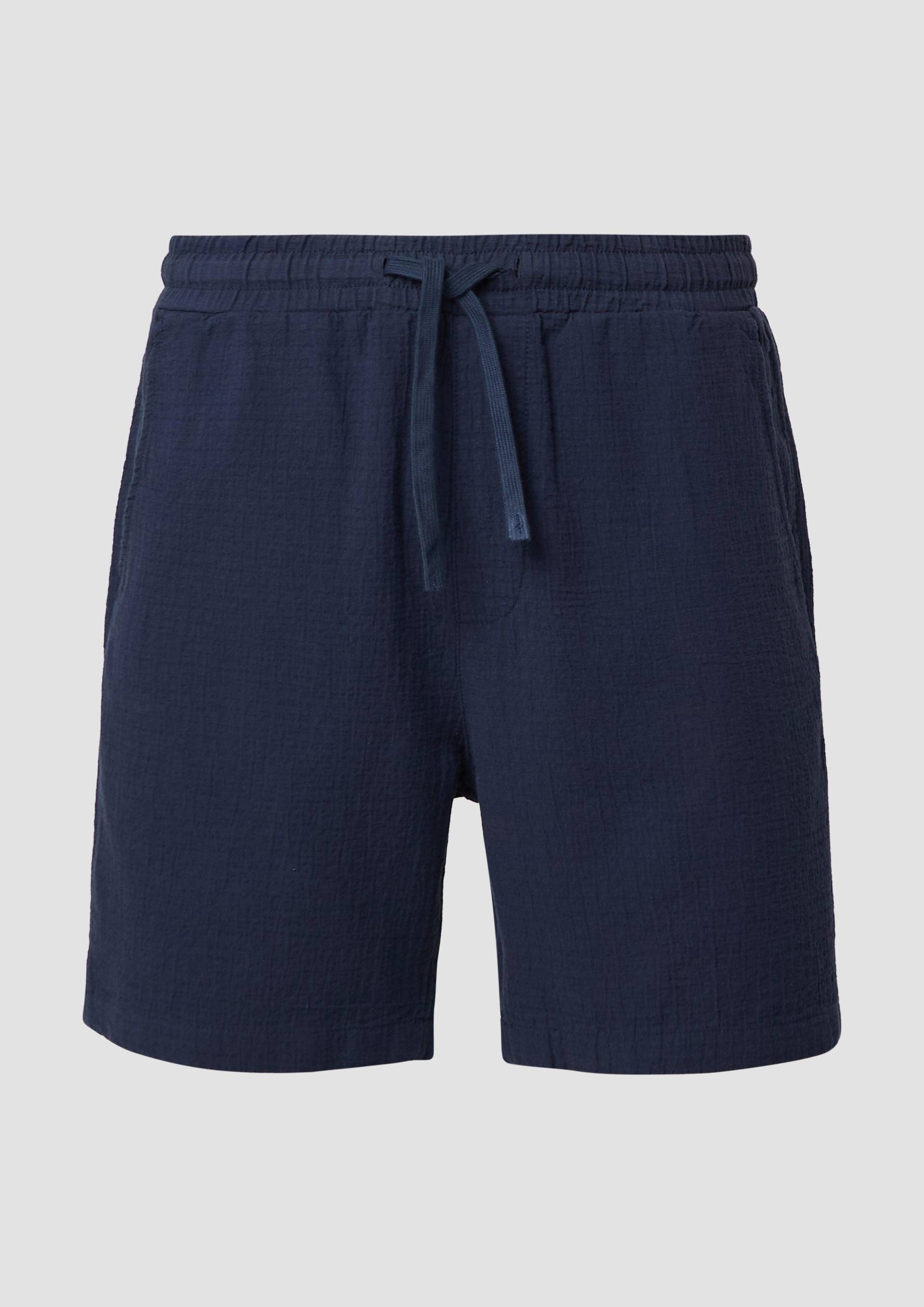 QS - Shorts aus Strukturkrepp, Herren, blau QS - Shorts aus Strukturkrepp, Herren, blau von QS