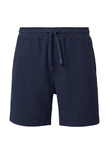 QS Shorts aus Strukturkrepp tiefblau XXL von QS