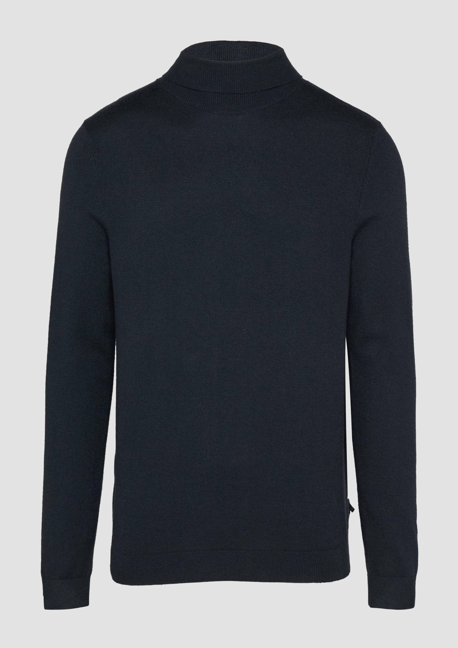 QS - Slim-Fit-Pullover mit Rollkragen, Herren, blau QS - Slim-Fit-Pullover mit Rollkragen, Herren, blau von QS