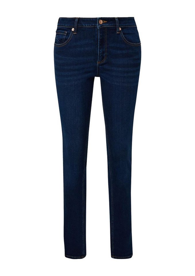 QS Slim-fit-Jeans Catie (1-tlg) Slim Fit, Mid Rise, Slim Leg von QS